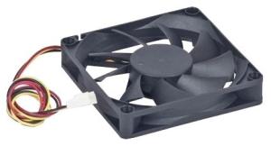 Вентилятор Gembird D6015SM-3 60x60x15, втулка, 3 pin, провод 25 см 
