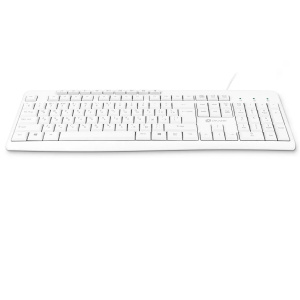 клавиатура oklick 305m белый usb multimedia 1875227