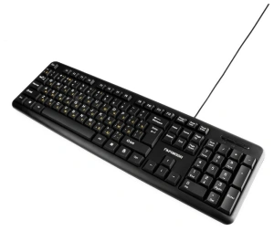 клавиатура гарнизон gk-100 usb, черный