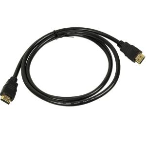 Кабель соединительный HDMI-HDMI 1м High Speed позолоч.конт. черный