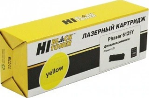 Картридж 106R01337 Hi-Black HB-106R01337/106R01333 для Xerox Phaser 6125 Восстанов Y, 1K