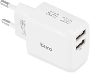 Зарядное устройство Buro BUWH1 15.5W 3.1A 2xUSB универсальное белый (BUWH15S200WH)