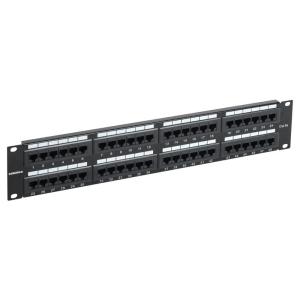 Патч-панель ITK (PP48-2UC5EU-K05-G) 19" 2U 48xRJ45 кат.5E UTP