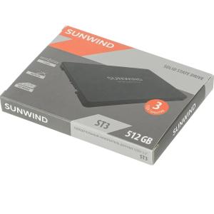 Накопитель SSD 512Гб SunWind SWSSD512GS2T ST3  2.5" SATA III