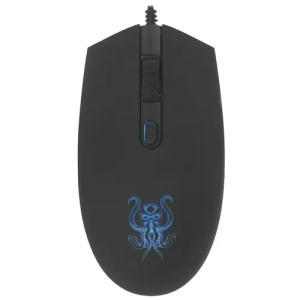 Мышка Oklick 706G OCTA черный оптическая (1600dpi) USB (4but)
