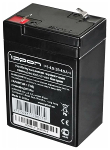 Аккумулятор 6V/4,5Ah, Ippon IP6-4.5 6В 4.5Ач
