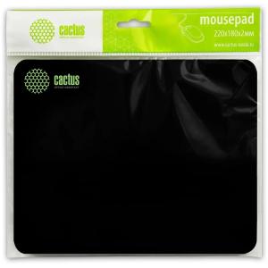 Коврик Cactus Black черный 220x180x2мм (CS-MPC-P01XS)