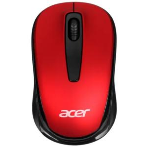Беспроводная мышка Acer OMR136 красный оптическая (1000dpi) USB