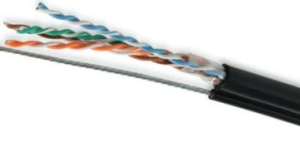 Кабель INTERLAN24 U/UTP 5E 4P CU PE M 24AWG 305м медь 0,48  внешний с тросом