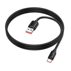 Кабель Hoco X115 51974 USB (m)-USB Type-C (m) 1.2м черный до 5A до 100W*