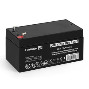 Аккумулятор 12V/3.2Ah ExeGate DTM 12032-F1 (12V 3.2Ah, клеммы F1)