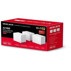 Домашняя Mesh Wi-Fi система Mercusys Halo H70X(3-pack) AX1800 набор 3 штуки
