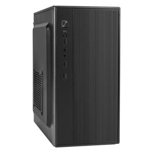 Корпус Minitower ExeGate BAA-408-AAA400 (mATX, БП AAA400 с вент. 8см, 2*USB, HD Audio, черный)
