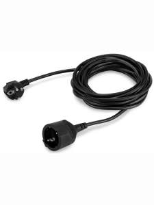 Удлинитель шнур Buro BU-PS1.10/B 10м (1 розетка) черный (пакет ПЭ)