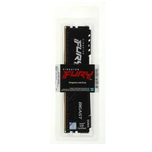 Оперативная память 8Гб DDR4 Kingston 3200Mhz KF432C8BB/16  FURY Beast Black Gaming