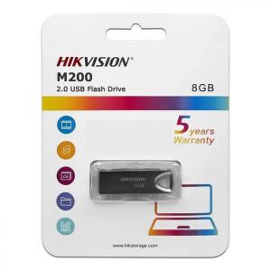 Флешка USB 8Гб Hikvision M200 HS-USB-M200/8G USB2.0 серебристый