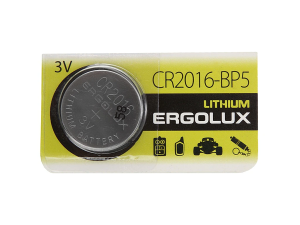 Батарейка Ergolux CR2016  12049 1 шт
