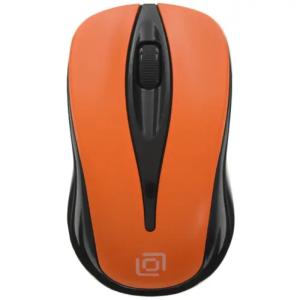 Беспроводная мышка Oklick 675MW черный/оранжевый оптическая (800dpi) беспроводная USB (2but)