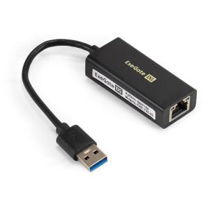 Кабель-адаптер ExeGate EXE-735U3-45 (USB3.0 --> 1xRJ45 UTP 1000Mbps, Axis Chipset AX88179)