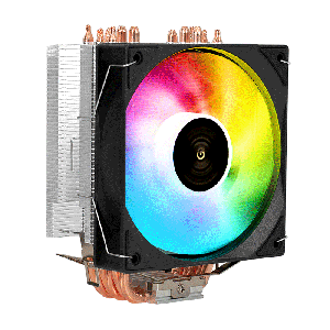Кулер ExeGate Wizard EXX600-PWM.ARGB (Al+Cu, 6 тепл.трубки, LGA1954/1851/1700/1200/115x/AM5/AM4, TDP