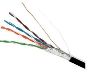 Кабель INTERLAN24 F/UTP 5E 4P CU PE  24AWG 305м медь 0,48  внешний экранированный