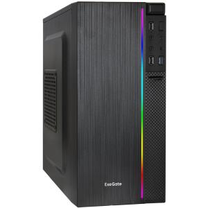 Корпус Minitower ExeGate mEVO-9302-NPX500 (mATX, БП 500NPX с вент. 12см, 2*USB+1*USB3.0, HD аудио, ч