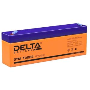 Аккумулятор 12V/2.2Ah, Delta DTM 12022 1 12V 2.2Ah, клеммы F1