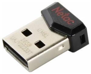 Флешка USB 16Гб Netac NT03UM81N-016G-20BK USB2.0 черный