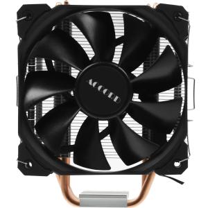 Кулер Accord ACC-4P12 Soc-AM5/AM4/1200/1700/1851 серебристый/черный 4-pin 37dB Al+Cu 180W 565gr