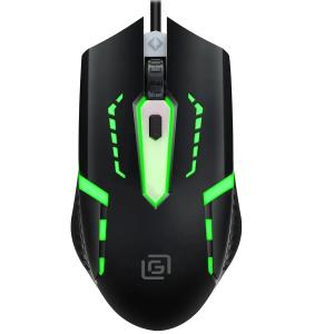 Мышка Oklick 398G черный оптическая (2400dpi) USB (2but) 1431665