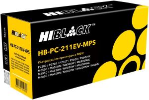 Картридж PC-211EV Hi-black HB-PC-211EV-MPS для Pantum P2200/M6500/M6600  6K черный