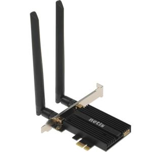 Wi-Fi адаптер внутренний Netis F1 AX3000 PCI Express (ант.внеш.съем) 2ант. WiFi+BT