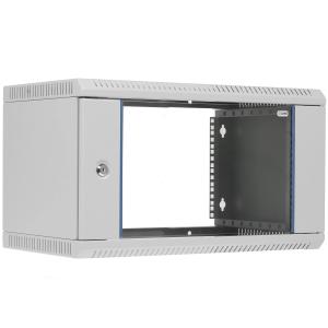 Шкаф настенный ЦМО ШРН-ЭКОНОМ (ШРН-Э-6.350) 6U 600x350мм пер.дв.стекл 85кг серый 300мм 11.4кг 180гра