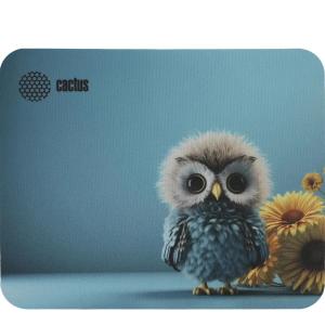 Коврик Cactus Owl blue 220x180x2мм (CS-MPC-P07XS)