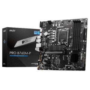 Материнская плата MSI PRO B760M-P B760, LGA1700, 4*DDR5, 1*PCIEx16, 2*PCIEx1, 2*M.2, 1*TypeC, 3*USB3
