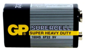 Батарейка GP Supercell 1604S 6F22 9V (1шт.) 