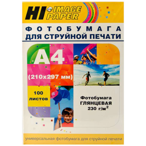 Бумага А4 230г 100л глянцевая Hi-Image A200102U