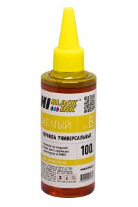 Чернила Brother Hi-Black  универсальные 0,1л, Желтые для МФУ и принтеров