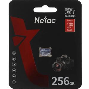 Карта памяти MicroSD 256Гб Netac NT02P500ULT-256G-S P500 Ultra