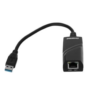 Сетевой адаптер Gigabit Ethernet Digma D-USB3-LAN1000 USB 3.0 (упак.:1шт)