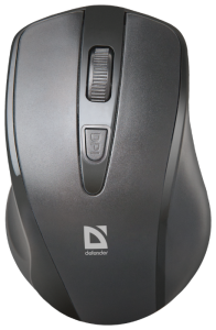 Беспроводная мышка Defender Datum MM-265 черный,3 кнопки,1600 dpi