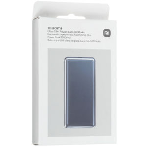 Внешний аккумулятор Xiaomi Ultra Slim Power Bank 5000mAh GL (BHR9535GL)