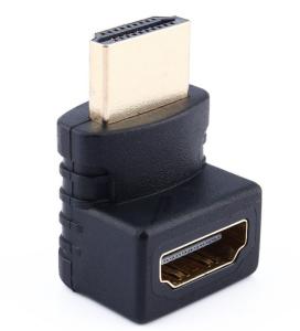 Переходник HDMI M/F, (папа-мама) УГЛОВОЙ