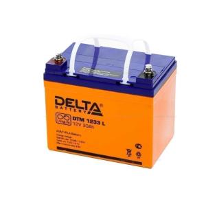 Аккумулятор 12V/30Ah, Delta DTM 1233 L 12V 30Ah 