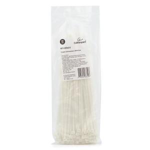 Стяжка Cablexpert NYT-200x3.6 пластиковые 200 мм х 3.6 мм, белые (100 шт.)