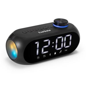 BT-колонка-часы ExeGate Yo 520 (электронные беспроводные с LED индикацией, 5Вт, 80-20000Гц, Bluetoot