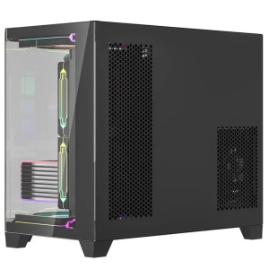 корпус formula crystal z6m floe черный без бп matx 4x120mm 2xusb3.0 audio bott 3 вентилятора в компл