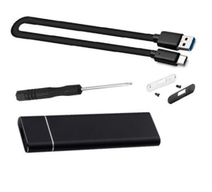 мобил рек внешний для ssd m.2 ngff sata type-с 3.1, usb 3.0,  алюминий