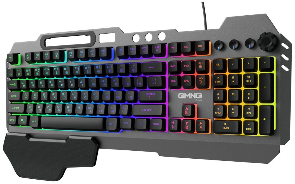 клавиатура gmng 720gk черный usb multimedia for gamer led