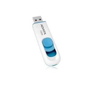 флешка 64гб a-data ac008-64g-rwe classic c008  usb2.0 синий/белый
